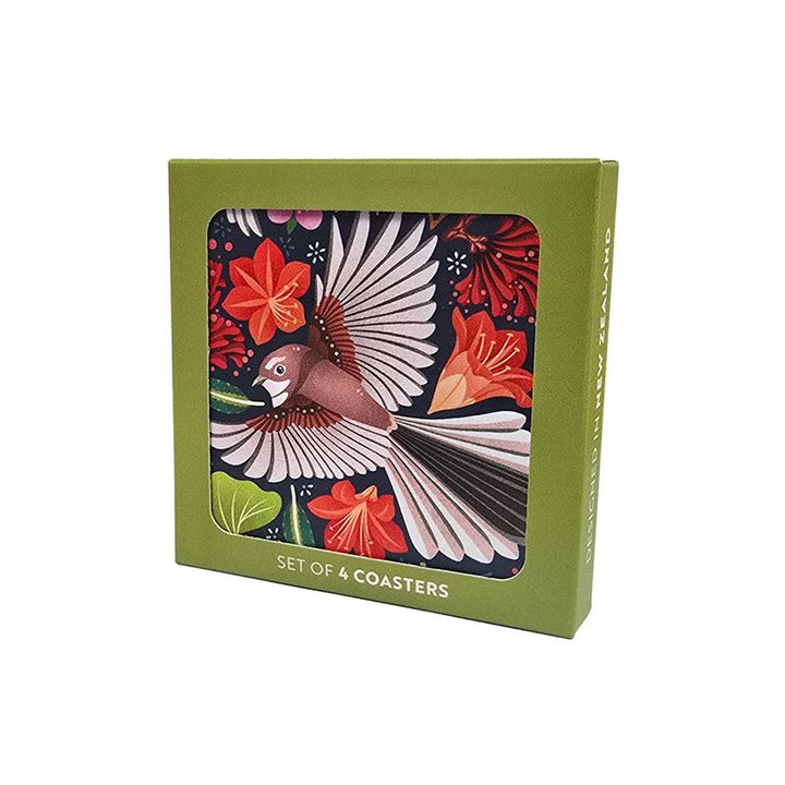 Catherine Marion fantail coasters set of 4 with gift box