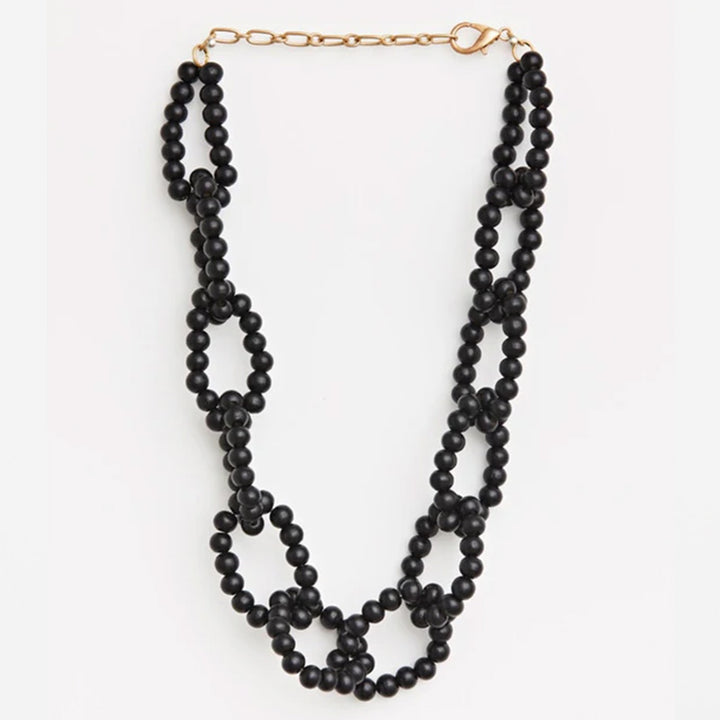 BLACK KNOT NECKLACE