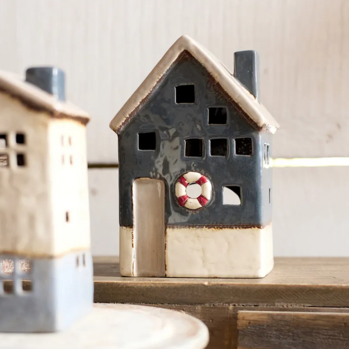 French Country Saint Malo Large Buoy Tealight House