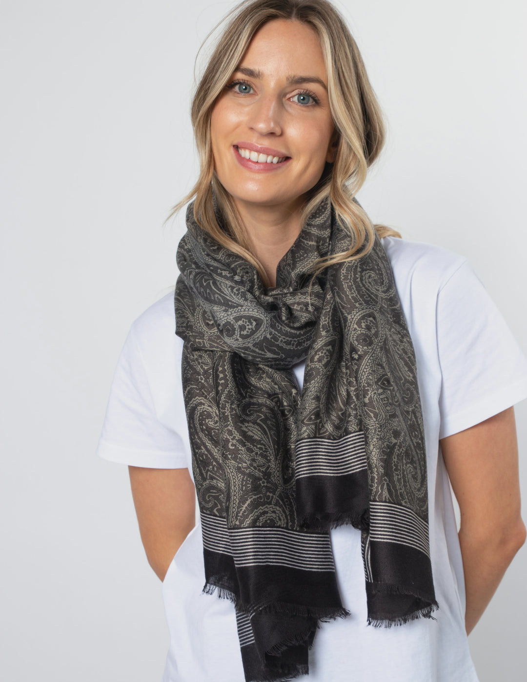 Stella + Gemma Paisley Scarf