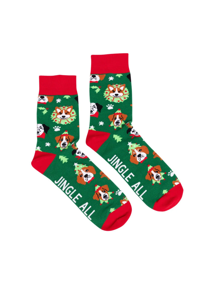 Christmas Dog Socks
