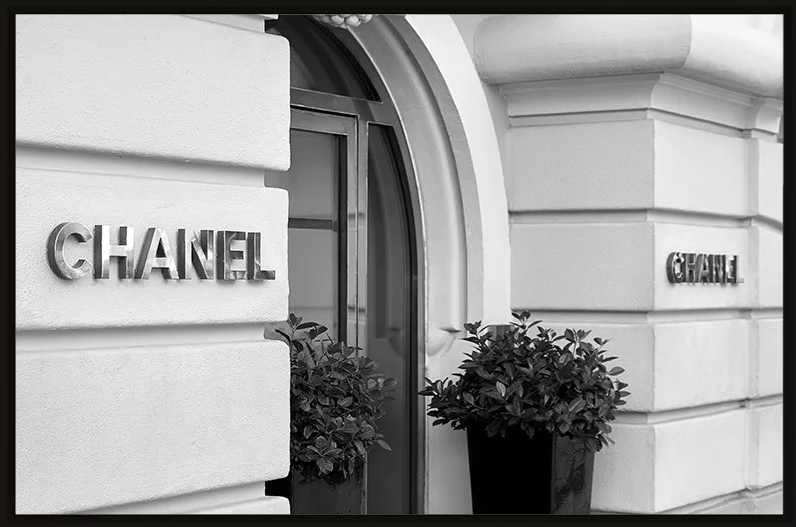 CHANEL FRAMED CANVAS