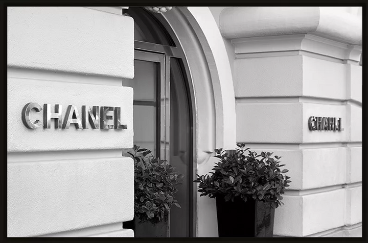 CHANEL FRAMED CANVAS
