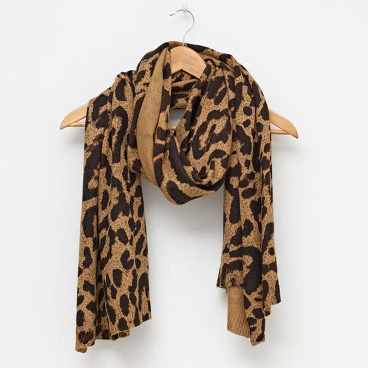 CHUNKY LEOPARD SCARF