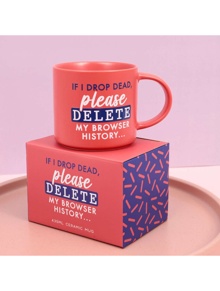 Cheeky Delete History Mug