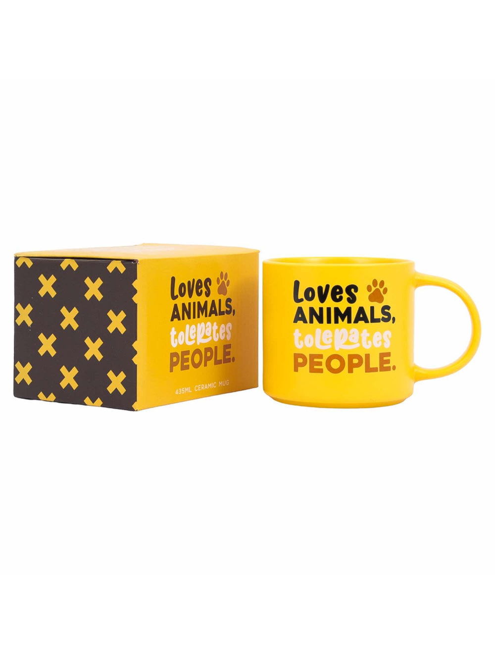 Cheeky Love Animals Tolerates People Mug