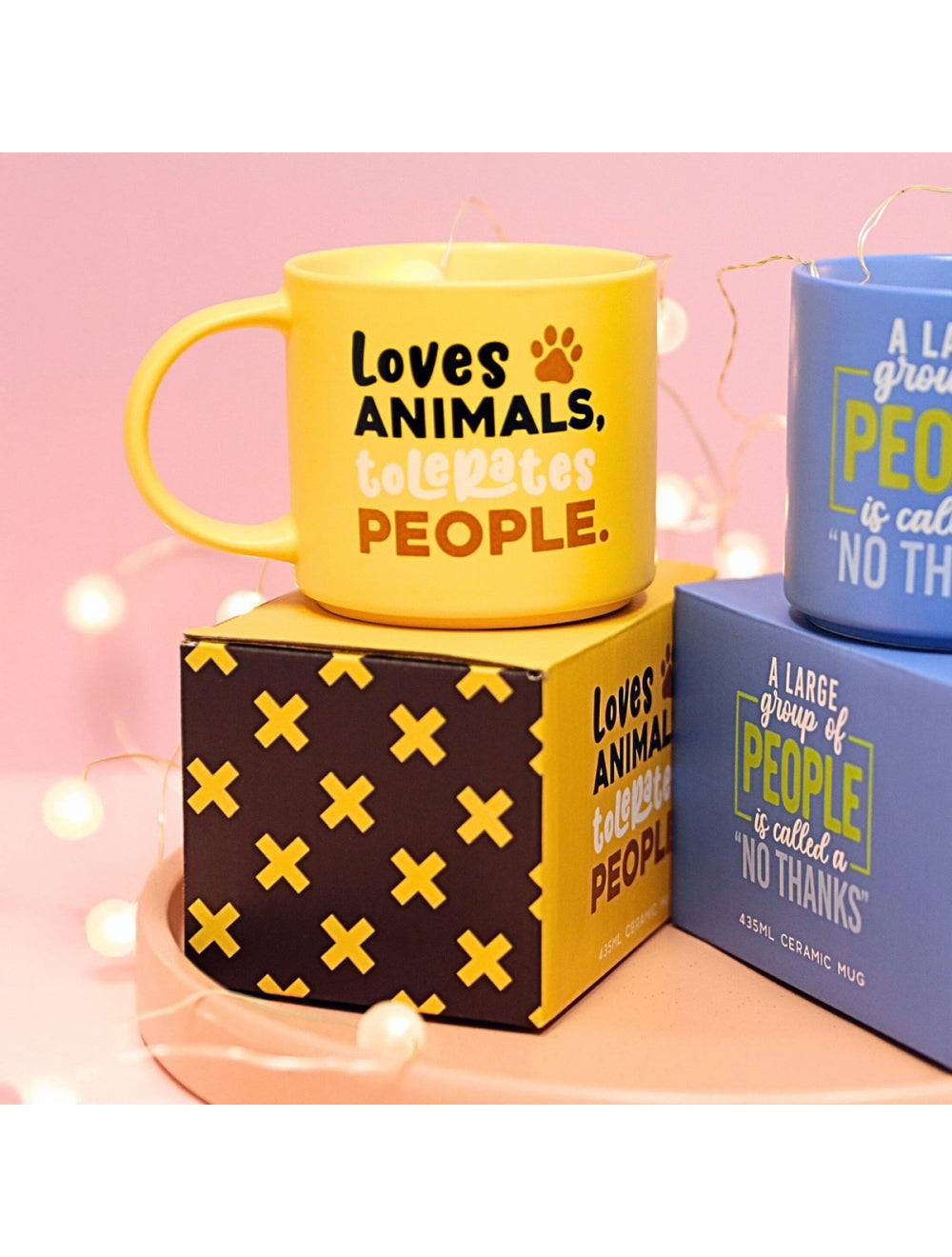 Cheeky Love Animals Tolerates People Mug