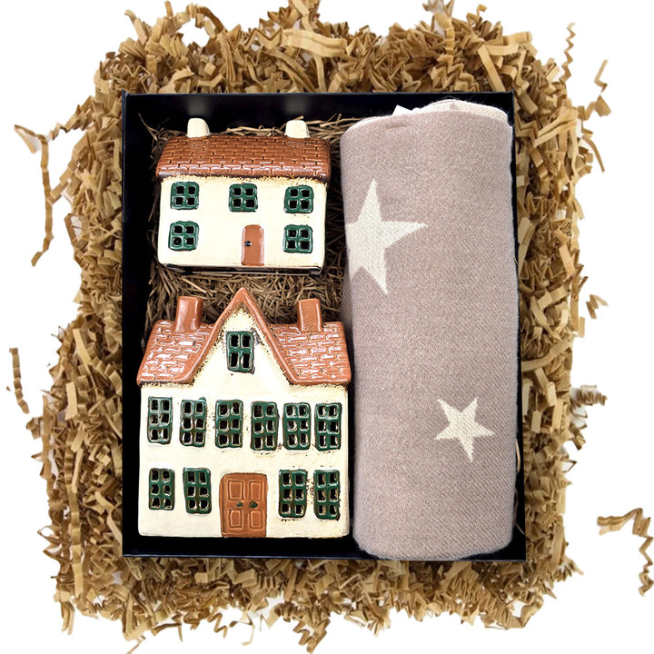 Cotswold Collection Gift Box – French Country Tealights & Scarf