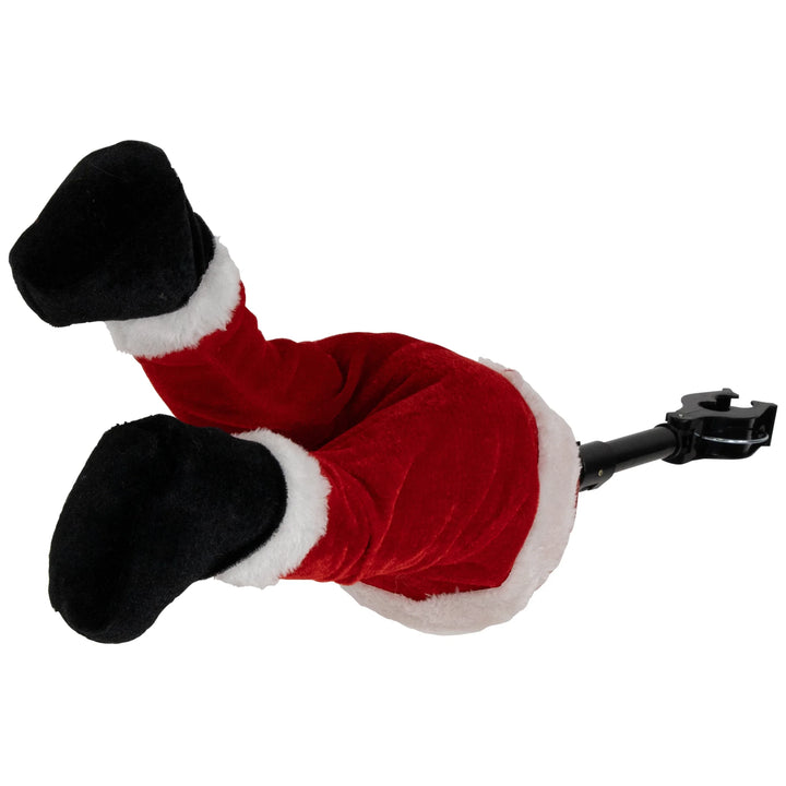 Kicking Christmas Legs Santa