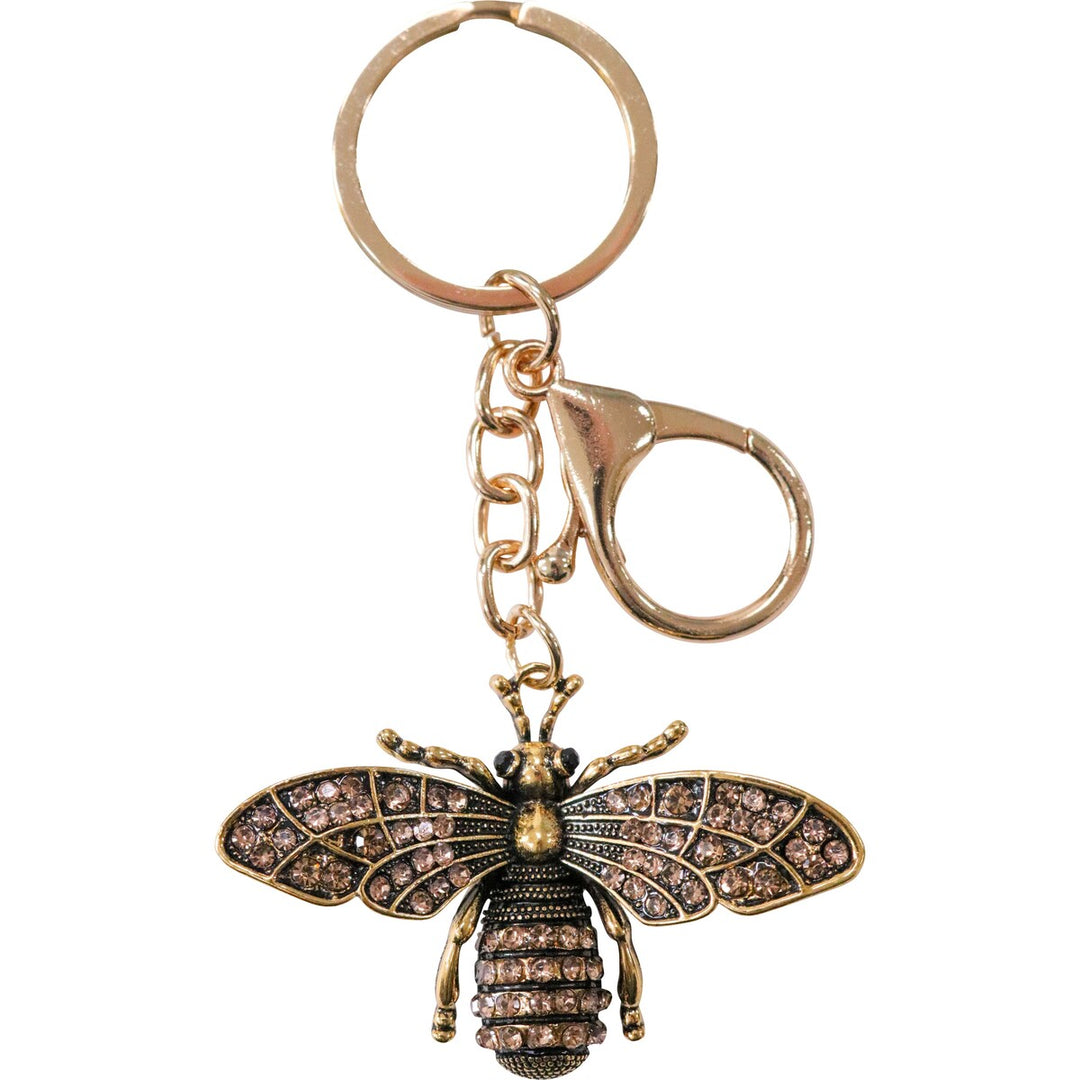 Gold Bee Keyring, detail - RAPT ONLINE