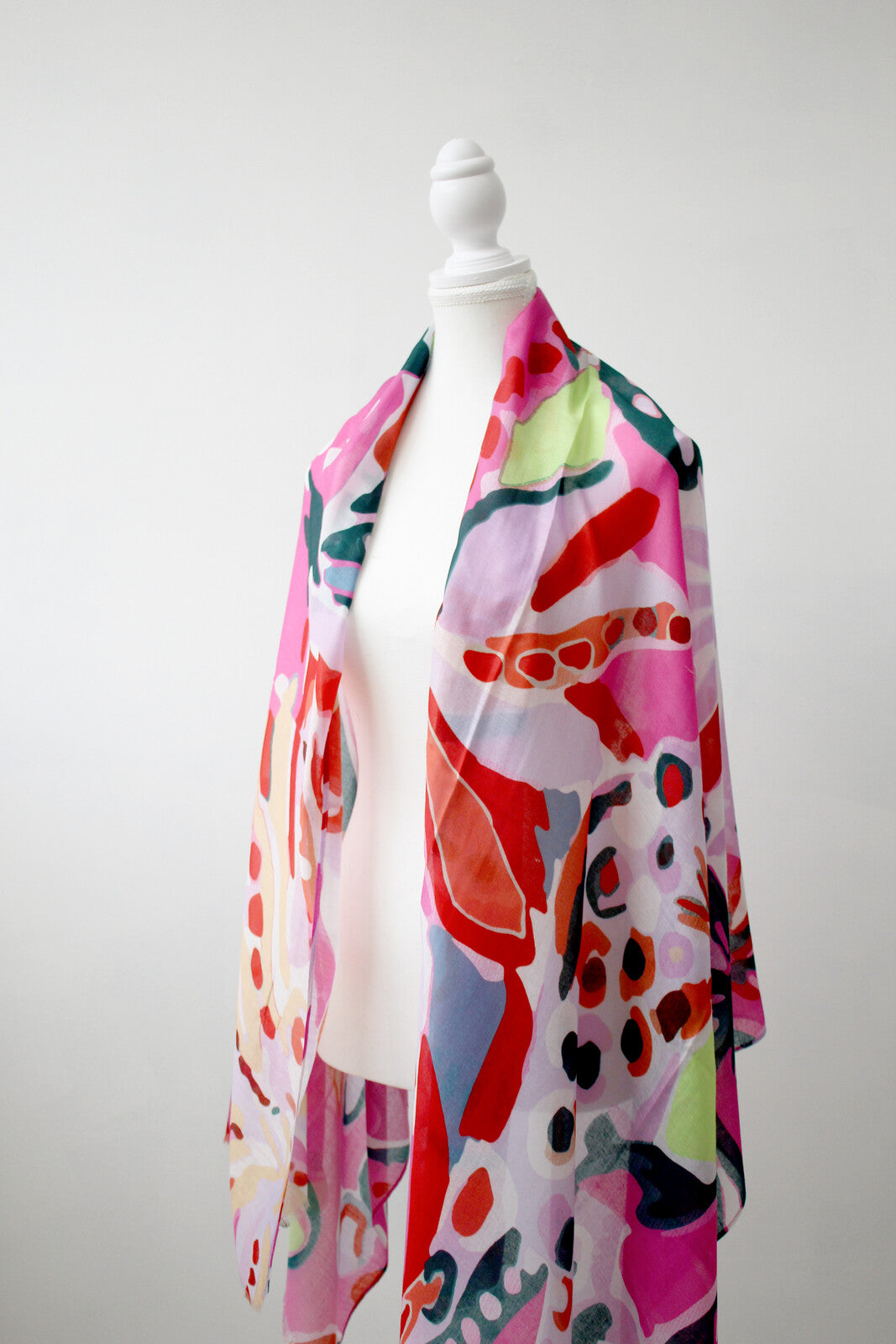 Pink Tropics Summer Scarf