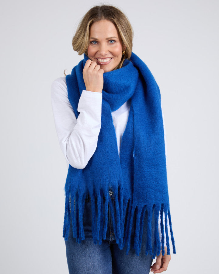 DEEP BLUE COMFY SCARF