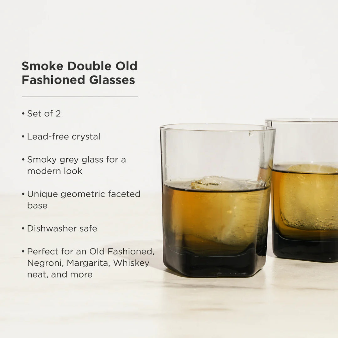 SMOKE OLD FASHIONED GLASSES - RAPT ONLINE