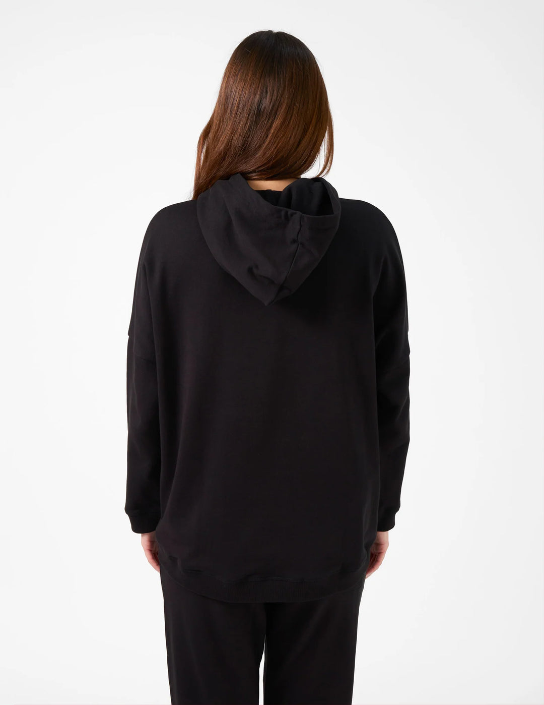 Stella + Gemma Black Essential Logo Hoodie