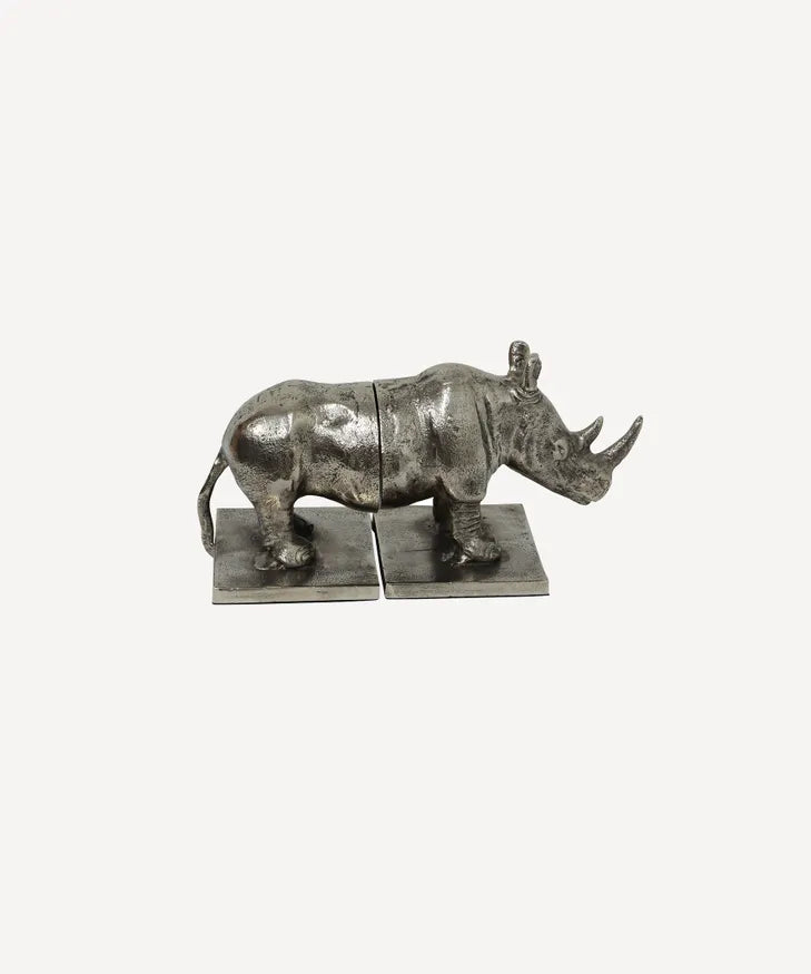 French Country Rhino Bookends