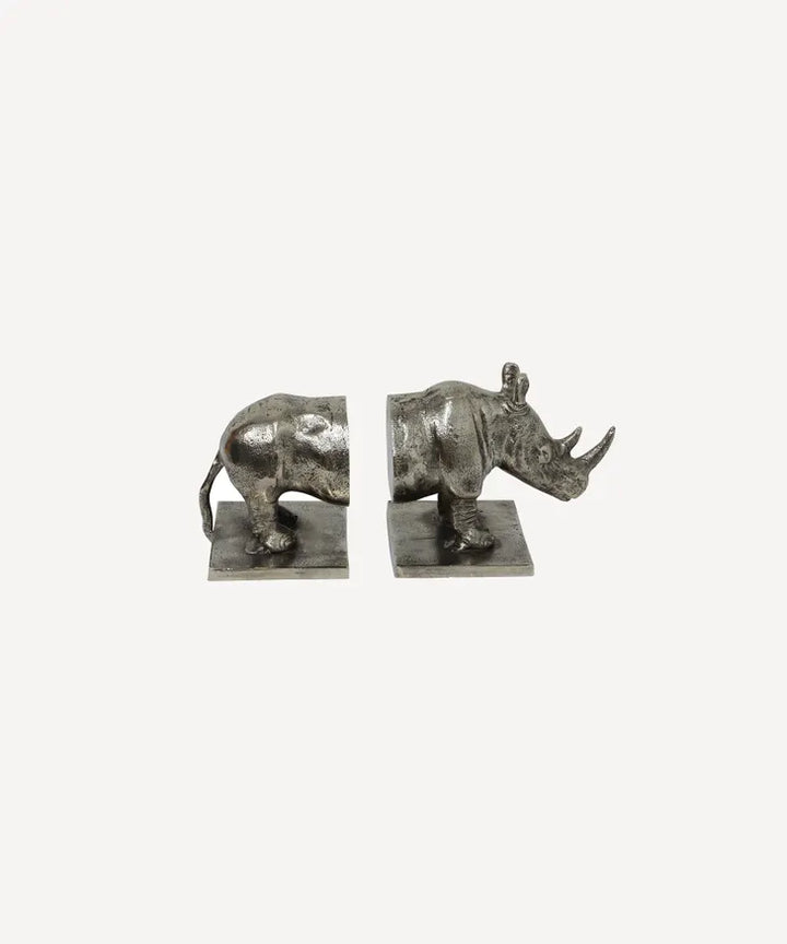 French Country Rhino Bookends