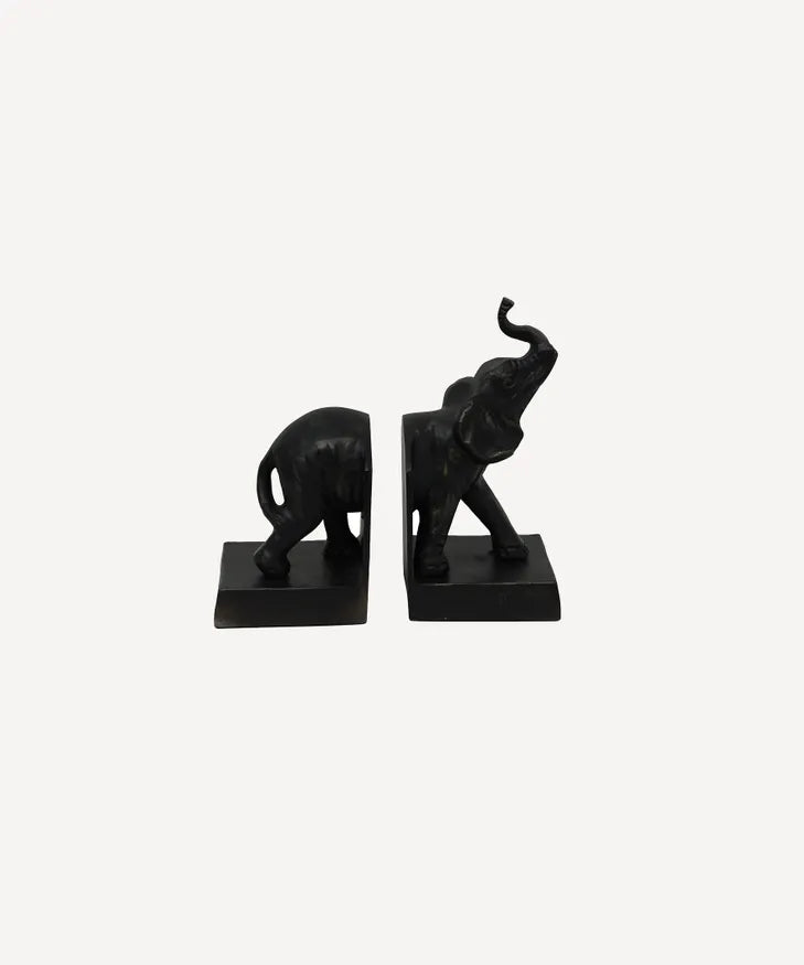French Country Elephant Bookends