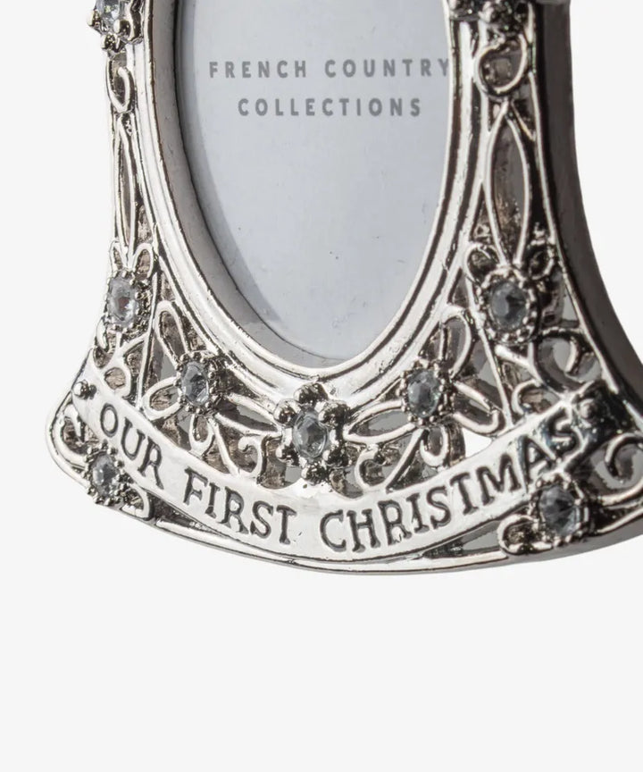 French Country Baby's 1st Christmas Hanging Bell