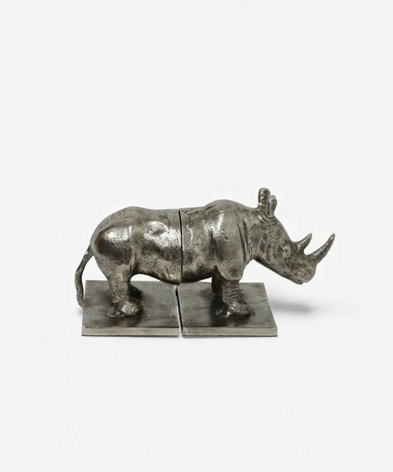 French Country Rhino Bookends
