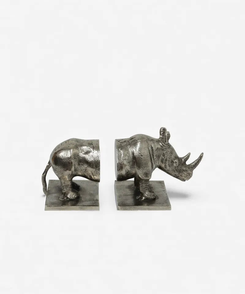 French Country Rhino Bookends