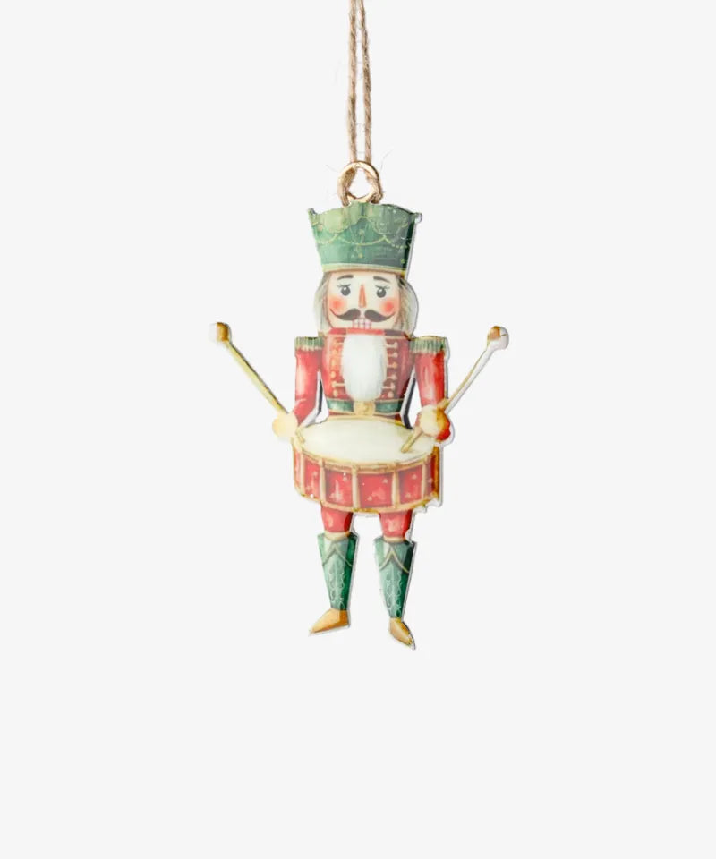 French Country Drummer Nutcracker Tree Ornament