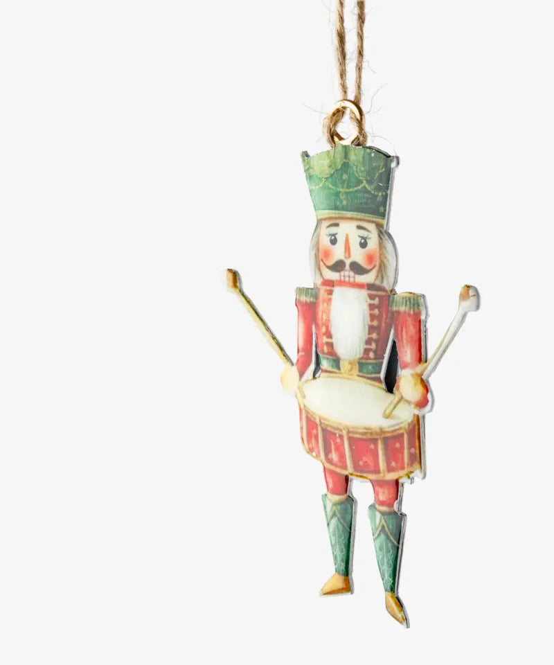 French Country Drummer Nutcracker Tree Ornament