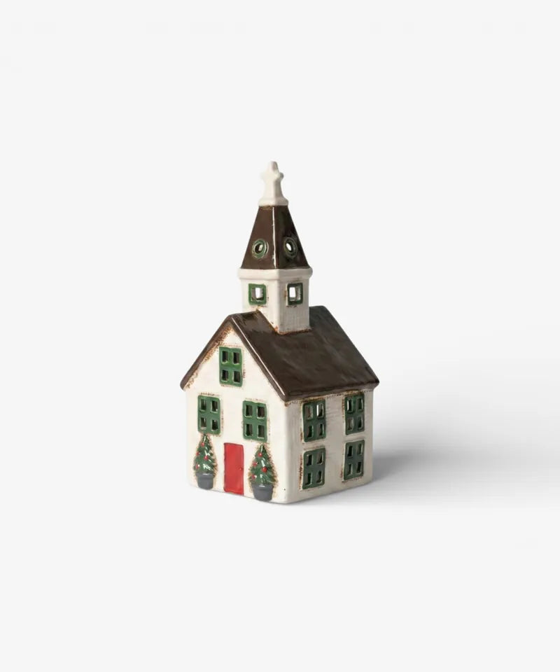 French Country Nordgard Village Tealight Church