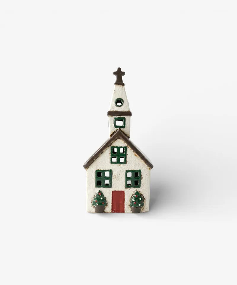 French Country Nordgard Village Tealight Church