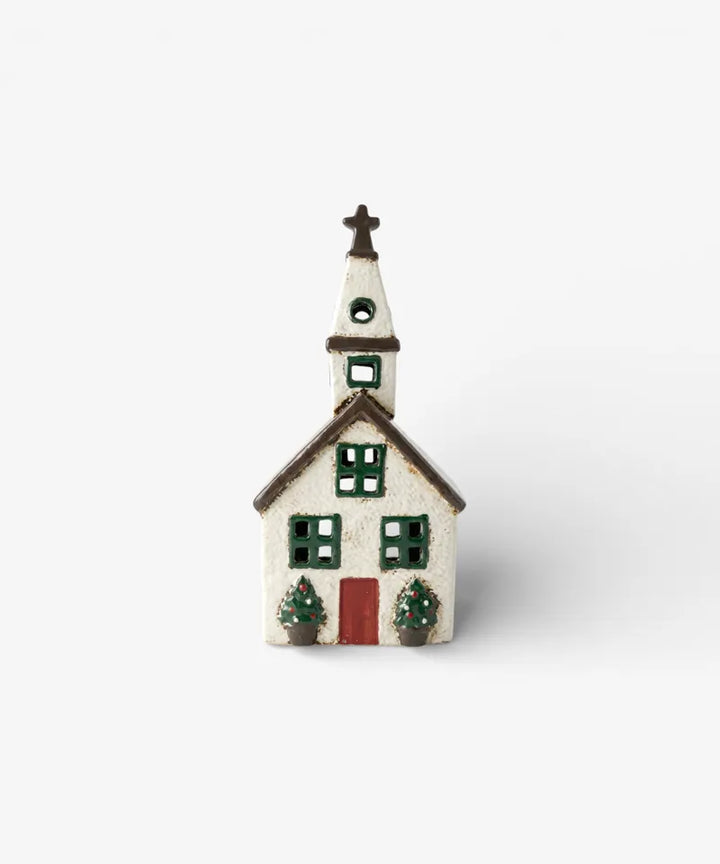 French Country Nordgard Village Tealight Church