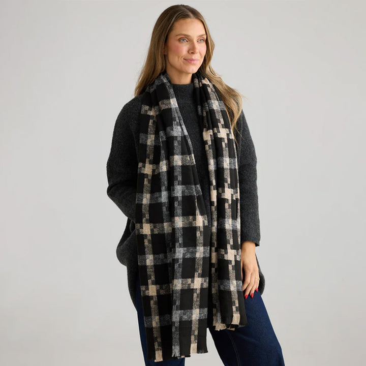 Black Fargo Scarf