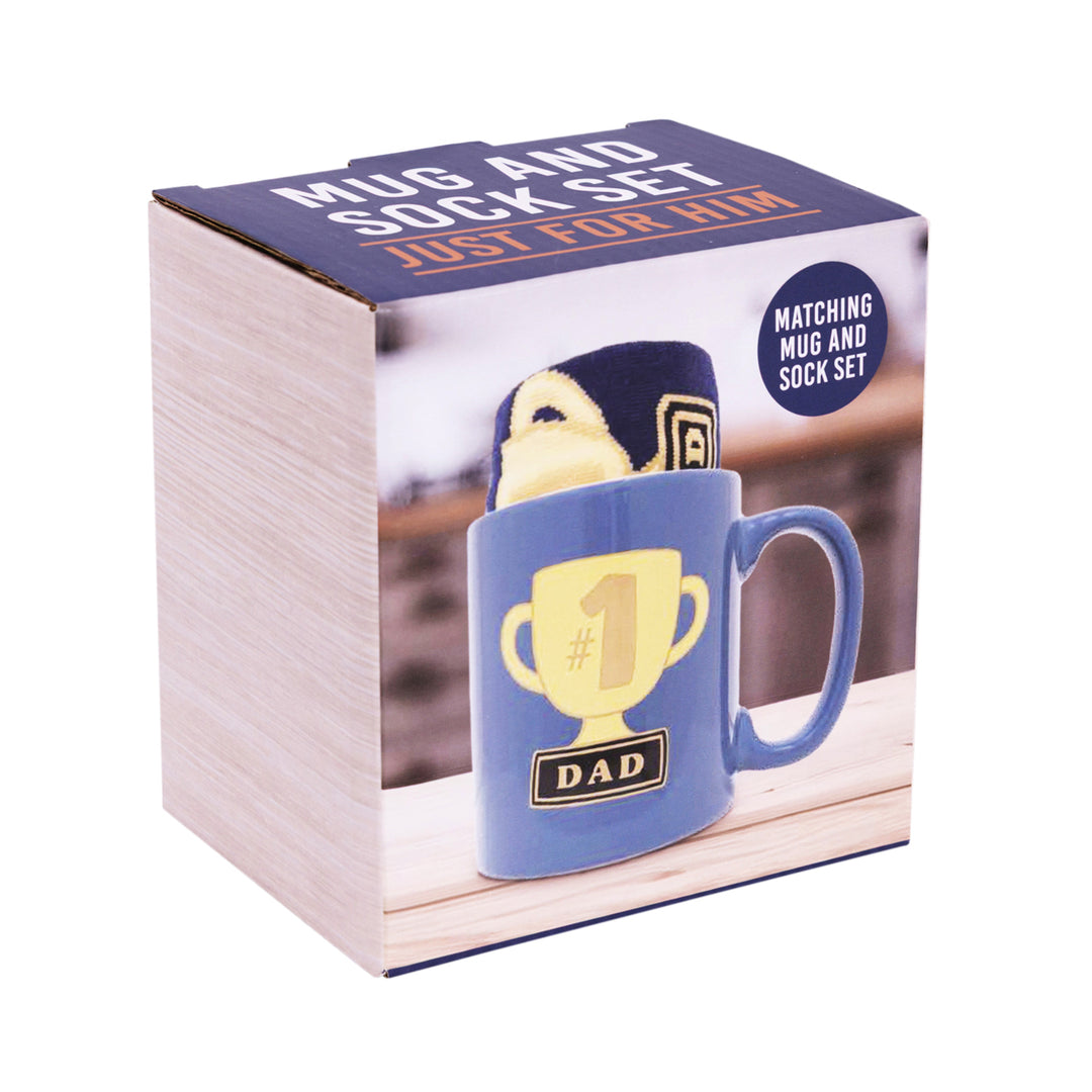 Splosh #1 Dad Mug & Sock Set
