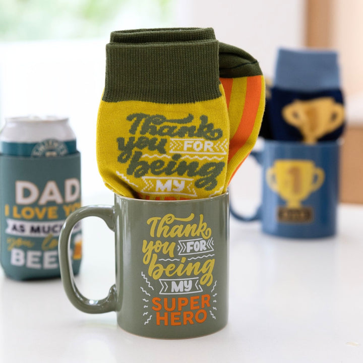 Splosh Super Hero Sock & Mug Set