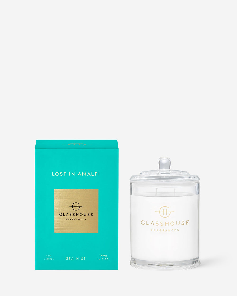 Glasshouse Lost in Amalfi 380g soy candle (sea mist) - image 2
