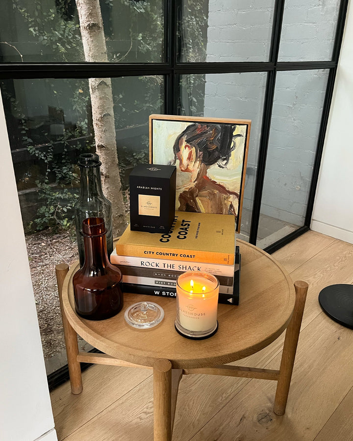 Glasshouse Arabian Nights 380g soy candle (white oud) - image 3