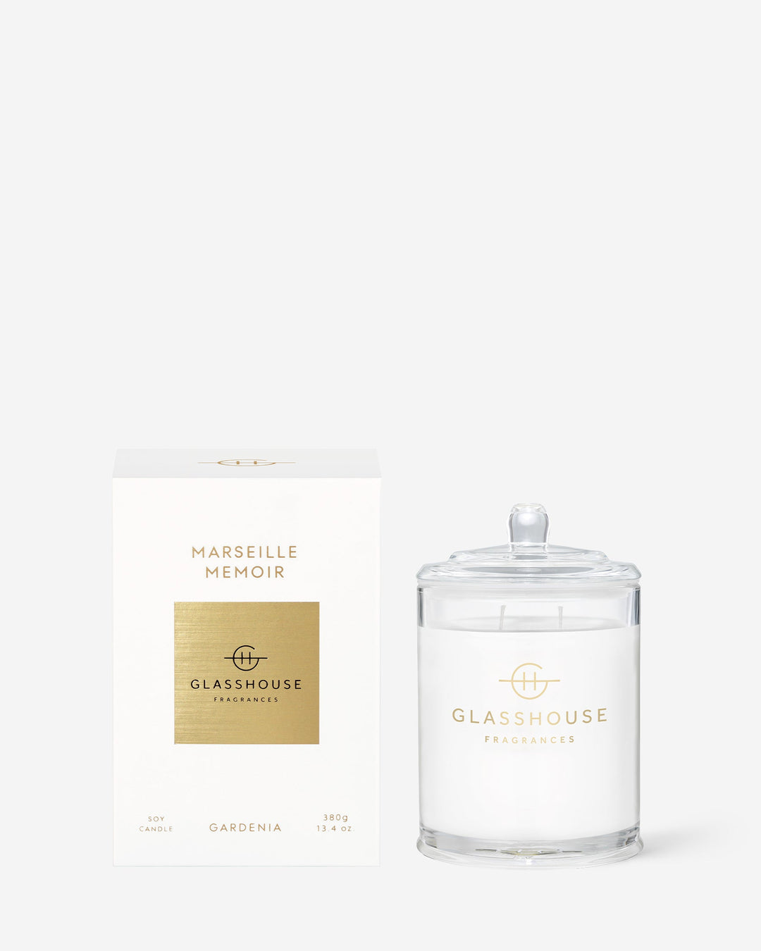 Glasshouse Marseille Memoir 380g soy candle (gardenia) - image 2