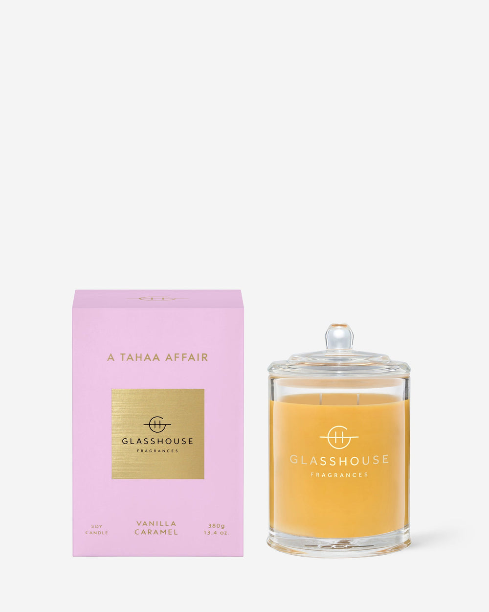 Glasshouse A Tahaa Affair 380g soy candle (vanilla caramel) - image 2