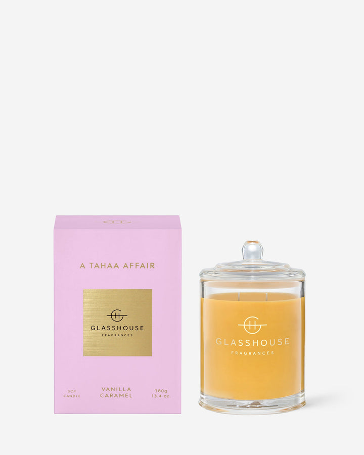 Glasshouse A Tahaa Affair 380g soy candle (vanilla caramel) - image 2