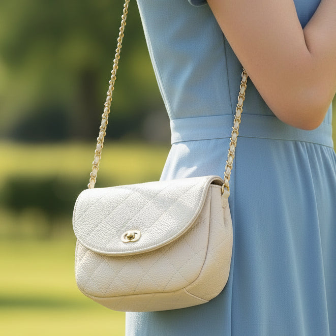 Stella + Gemma Off White Gracie Bag