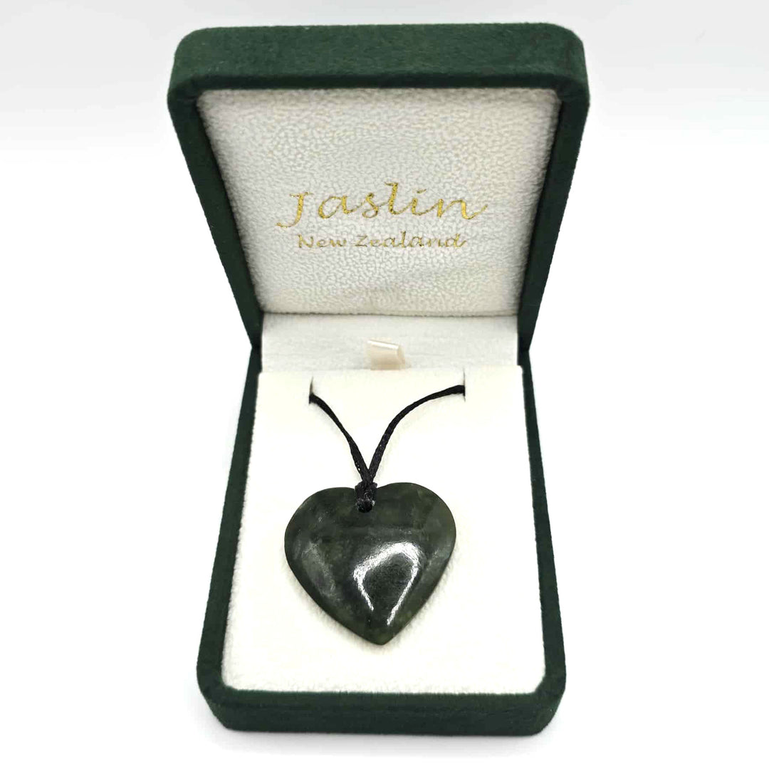 30mm Greenstone Heart Necklace