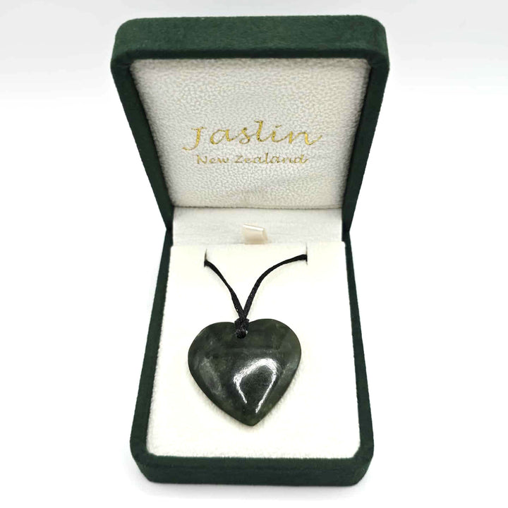 30mm Greenstone Heart Necklace