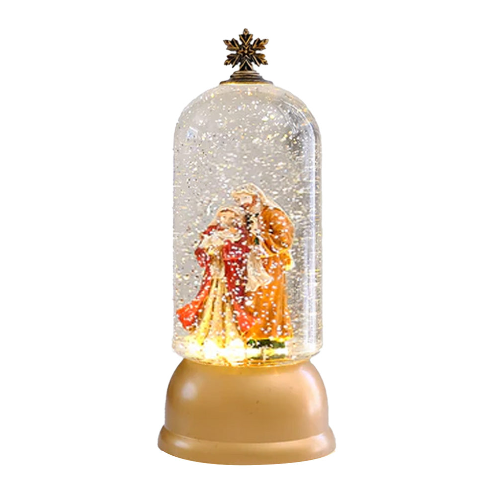 Holy Family Animated Snow Globe