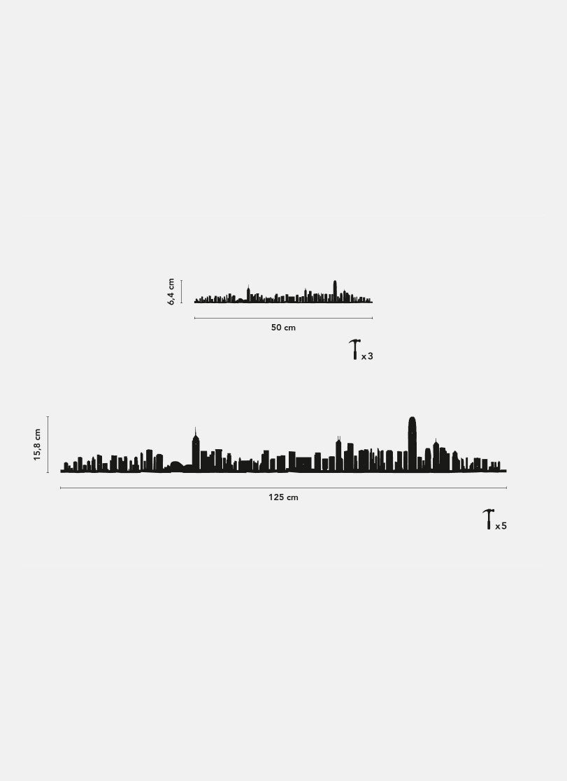 50CM HONG KONG SKYLINE