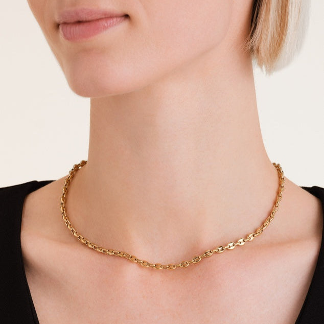 COFFEE BEAN CHAIN NECKLACE