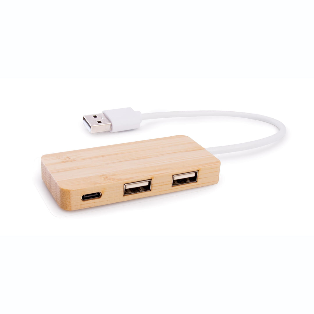 BAMBOO USB HUB - RAPT ONLINE