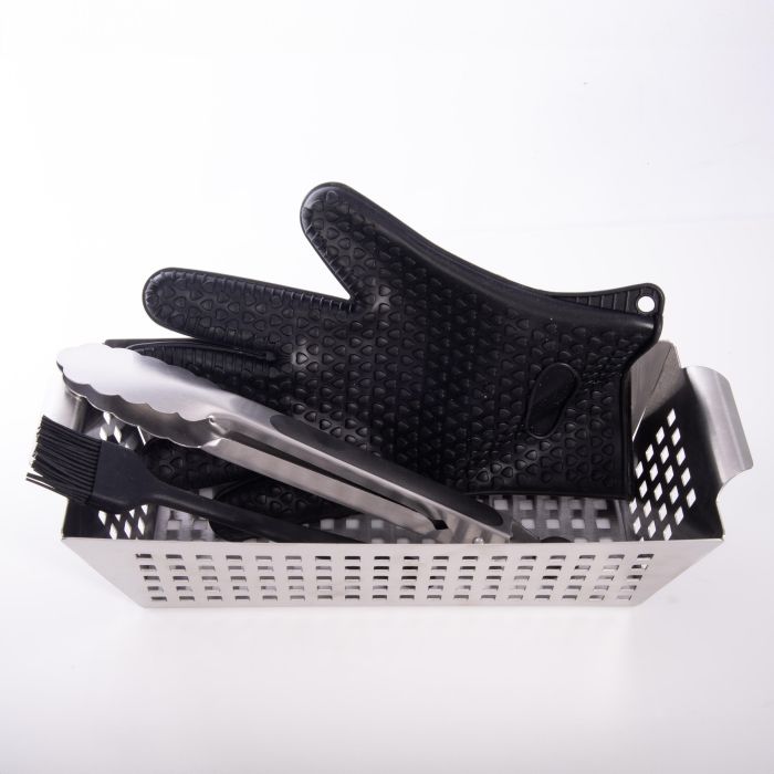 4pc BBQ Grill basket Set