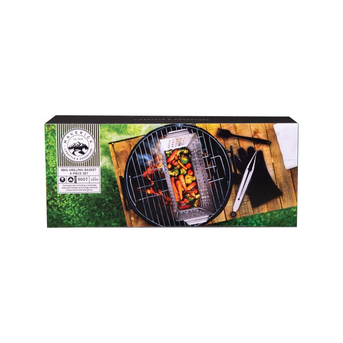 4pc BBQ Grill basket Set