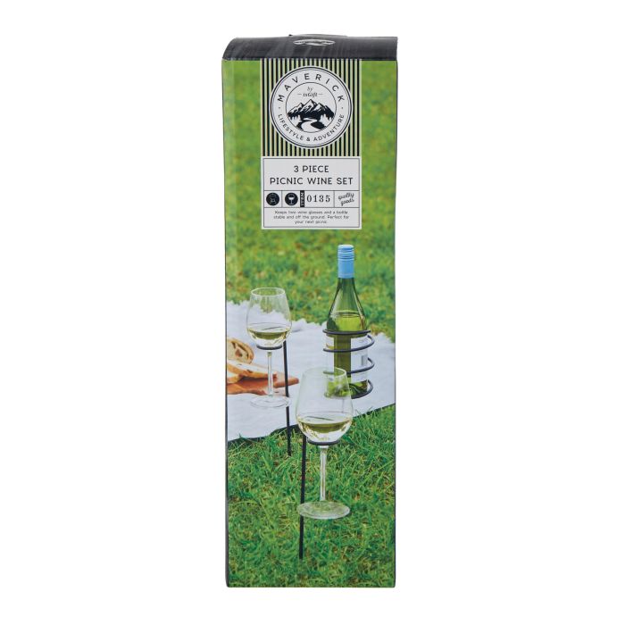 3pc Picnic Wine Set