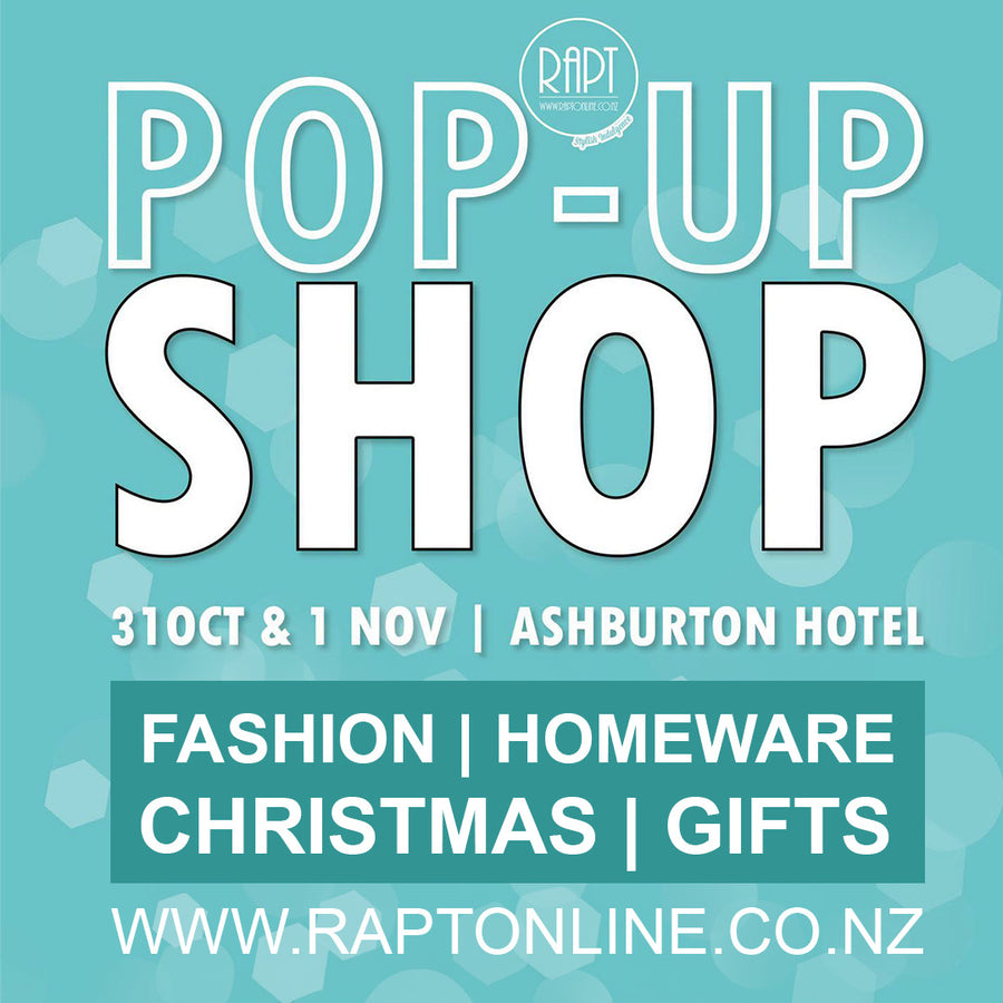 RAPT ONLINE Pop-Up Shop at Hotel Ashburton, 31 October and 1 November