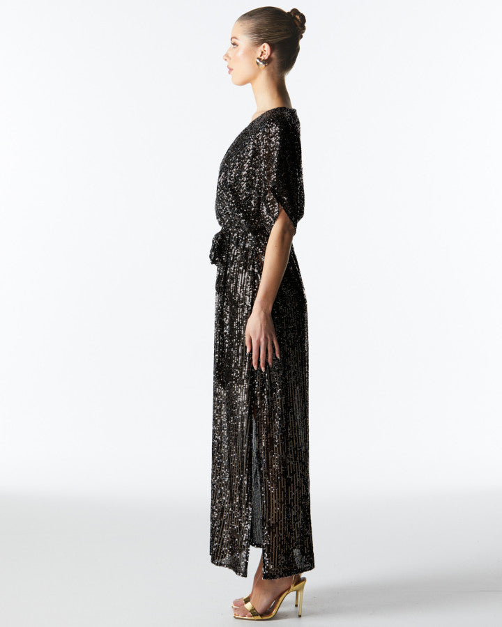 IMPRESSION SEQUIN DRESS