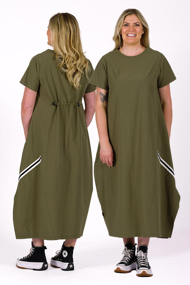 Deeanne Hobbs Khaki Sienne Dress
